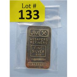 Vintage Early Years Box Center Johnson Matthey Bar