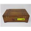 Image 1 : Large Wood Jewelry Box & Contents