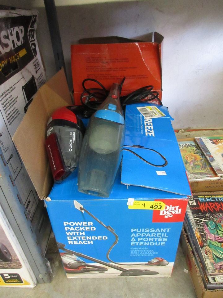 4 Store Return Vacuum Cleaners