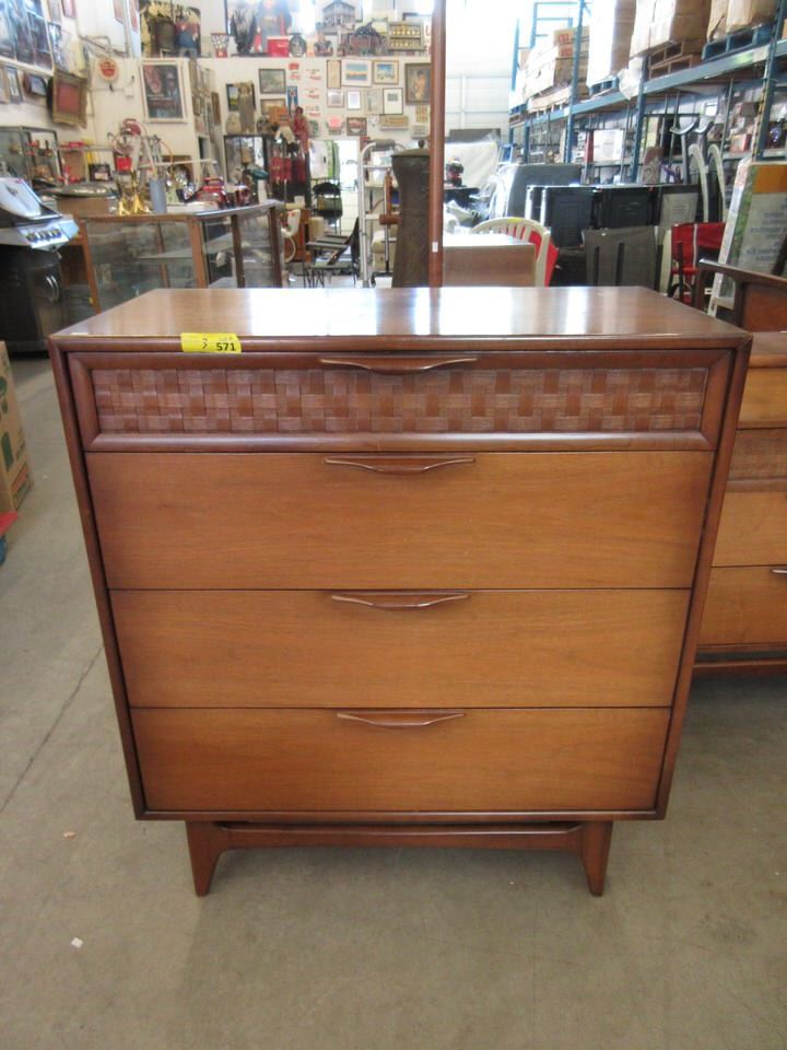 Solid Wood Mid Century Bedroom Set by Lane