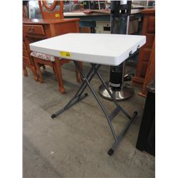 Small Adjustable Height Table