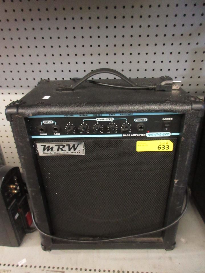 MRW SED35B Bass Amplifier Untested.