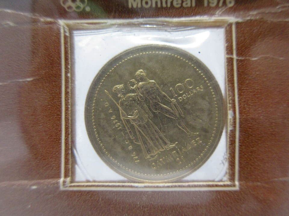 1976 Montreal Olympics Gold Coin 1976 Montreal Olympics Gold Coin