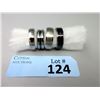 Image 1 : 2 Titanium & 2 Tungsten Men's Rings