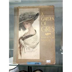 Rare 1910 "A Garden of Girls" by Harrison Fisher