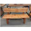 Image 1 : Four Foot Long Hand Crafted Pine Bench