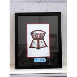 Richard Shorty Framed Print - Copper Design