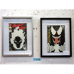 Two Framed 1991 Glow in the Dark Comics