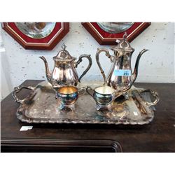 5 Piece Silver Plated Coffee and Tea Service