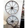 Image 1 : Two 26" Metal Wagon Wheel Rims