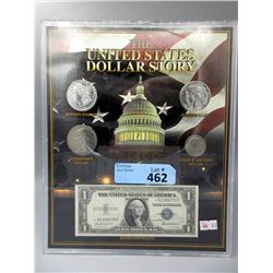 5 Piece US One Dollar Collection in Sealed Case