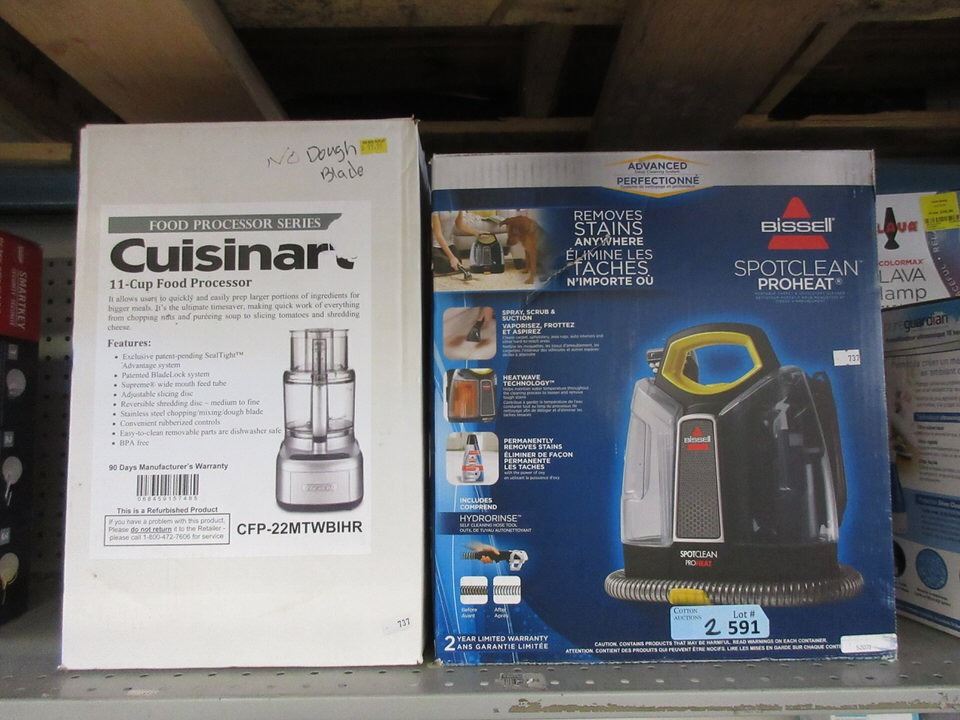 Cuisinart Food Processor & Bissel Spot Cleaner