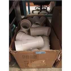 Large Box of PVC Pipe Joints