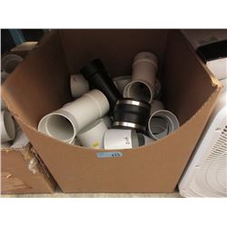 Large Box of PVC Pipe Joints