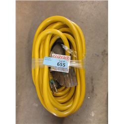 New 25 Ft. Heavy Duty Triple Outlet Extension Cord