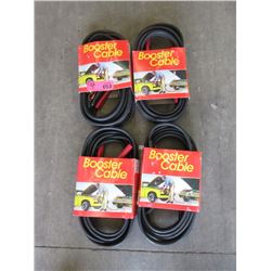 4 Sets of New 12 Foot Booster Cables