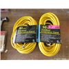 Image 1 : 2 New 50 Foot Extension Cords