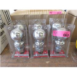 6 New 2-5/16" Hitch Balls