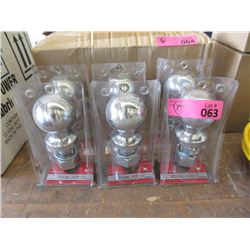 6 New 2-5/16" Hitch Balls