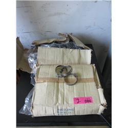 2 Boxes 2-1/4" Hose Clamps - 100 Per box