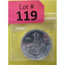1 Oz. 1984 Engelhard .999 Fine Silver Round
