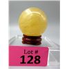Image 1 : 466 CT Carved Healing Citrine Gemstone Orb