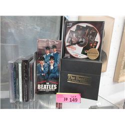 8 Pc. Lot of New "The Beatles" DVD's, CD's & more