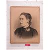Image 1 : Antique Portrait on Stretched Canvas