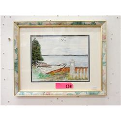 1999 Original Water Colour Signed W.S. PKO