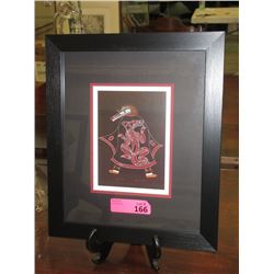 Richard Shorty Framed Print - Wolf Dancer