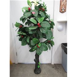 4.5 Foot Tall Imitation Cherry Tree - 26"