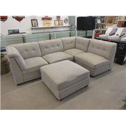 5 Piece Modular Sectional Sofa - 6 Feet x  9' Feet