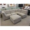 Image 1 : 5 Piece Modular Sectional Sofa - 6 Feet x  9' Feet