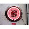 Image 1 : 12" Electric Neon Rebel Gas Wall Clock