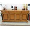 Image 1 : Satin Walnut Sideboard - Six Feet Long