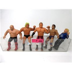 Five 1980's Wrestlers by Titan Sports Inc.