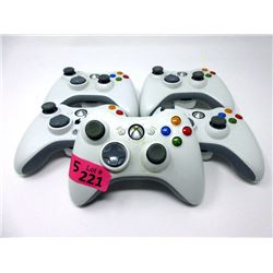 Five XBOX 360 Wireless Controllers - Untested