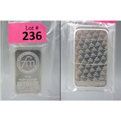 5 Oz First Majestic Mint .999 Silver Bar
