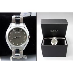 New In Box Ladies Diamond Bulova Watch with Tags