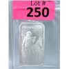 Image 1 : 1 Oz Prospector/Mule motif .999 Silver Bar