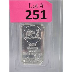 1 Oz Silver Towne Mint .999 Silver Bar