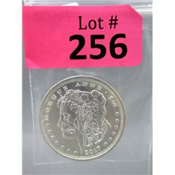 1 Oz. Zombuck .999 Silver Art Round