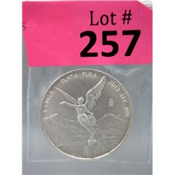 1 Oz Mexican Libertad .999 Silver Round