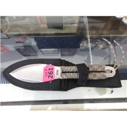 SOG Stainless Steel Fling Knife with Sheath