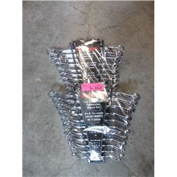 2 New Vanadium SAE/Metric Offset Wrench Sets