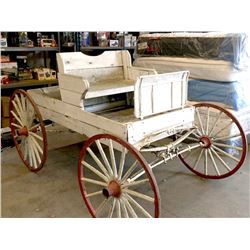 Vintage Horse Drawn Wagon