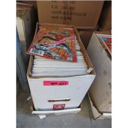 90+ Assorted Bagged Comic Books