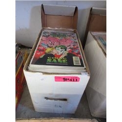 90+ Assorted Bagged Comic Books