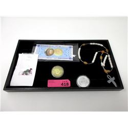 Gemstone Necklace, Bit Coin Novelties & Gemstones