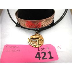 First Nations Copper Hummingbird Bracelet